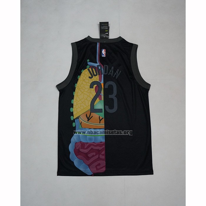 Camiseta KAWS x Jordan x NBA Negro